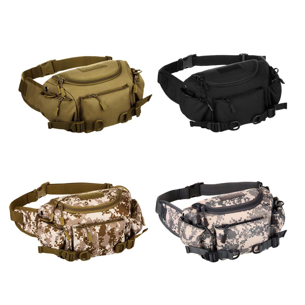 Outdoor Sports Camping Travel Fanny Pack Waist Bag Bum Pouch Coyote