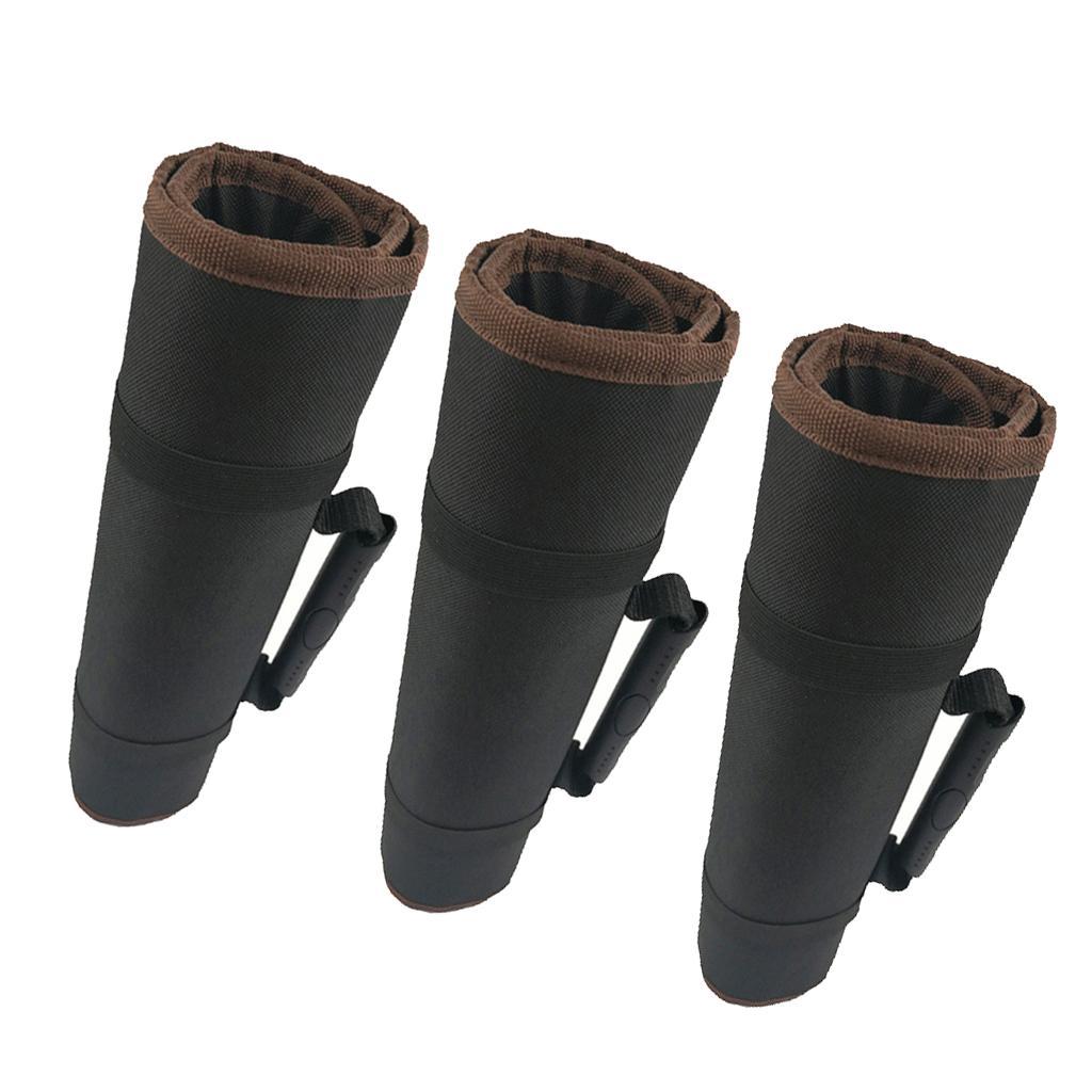 3x Tool Holder Pocket Folding Roll Bag Nail Handbag Carpenter Rig Pouch Bags