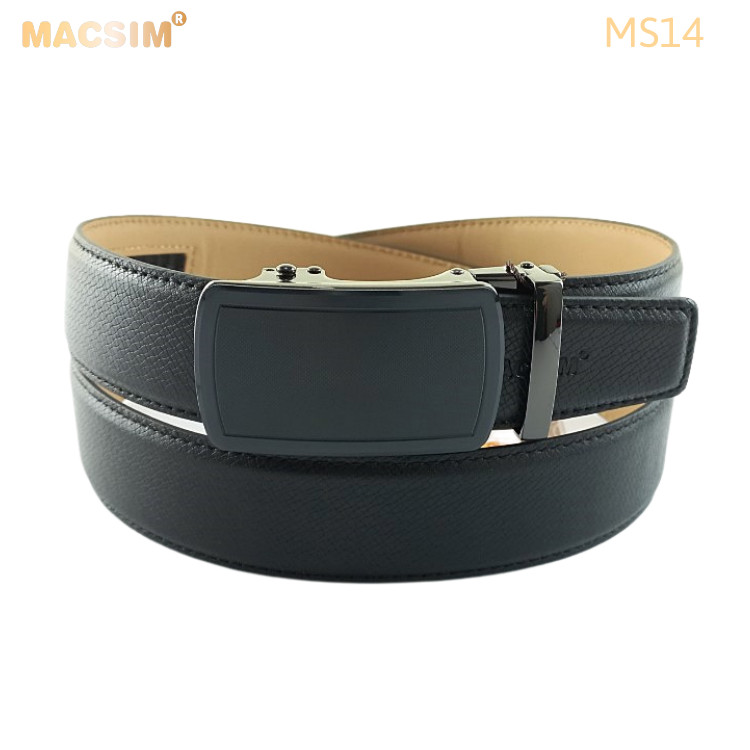 Hình ảnh Thắt lưng nam da thật cao cấp nhãn hiệu Macsim MS14