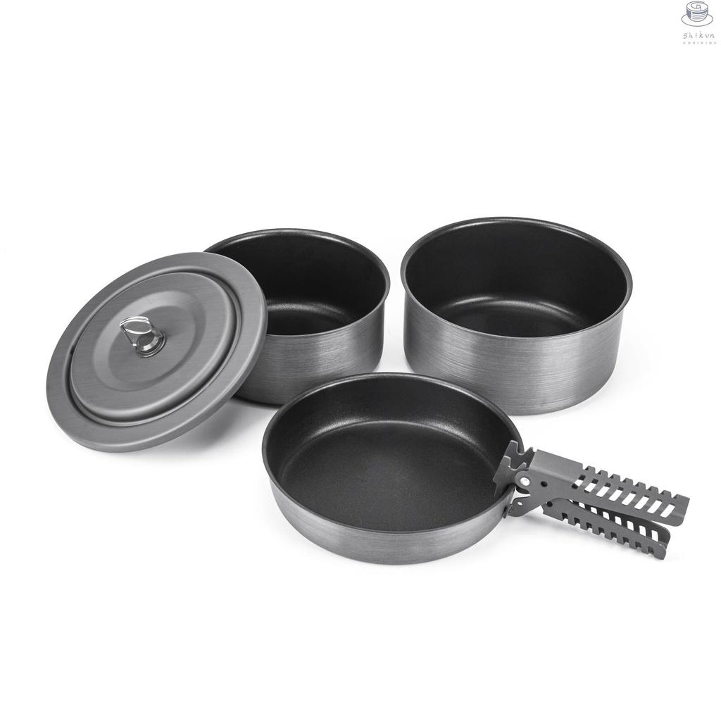 Set 5 dụng cụ nấu ăn bằng hợp kim nhôm cứng an toàn tiện dụng