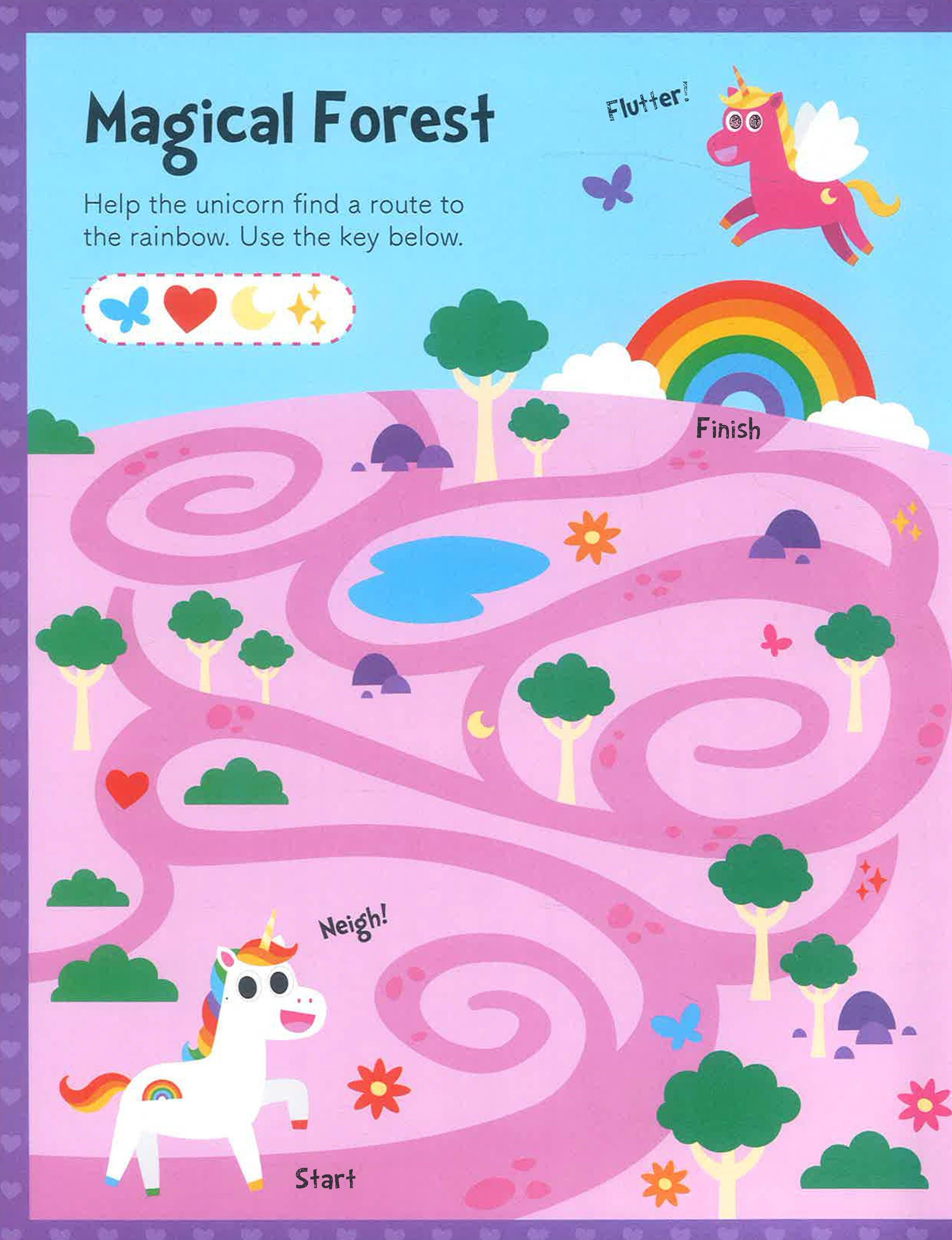 Sách ngoại văn: Chunky Window Stickers - Unicorns