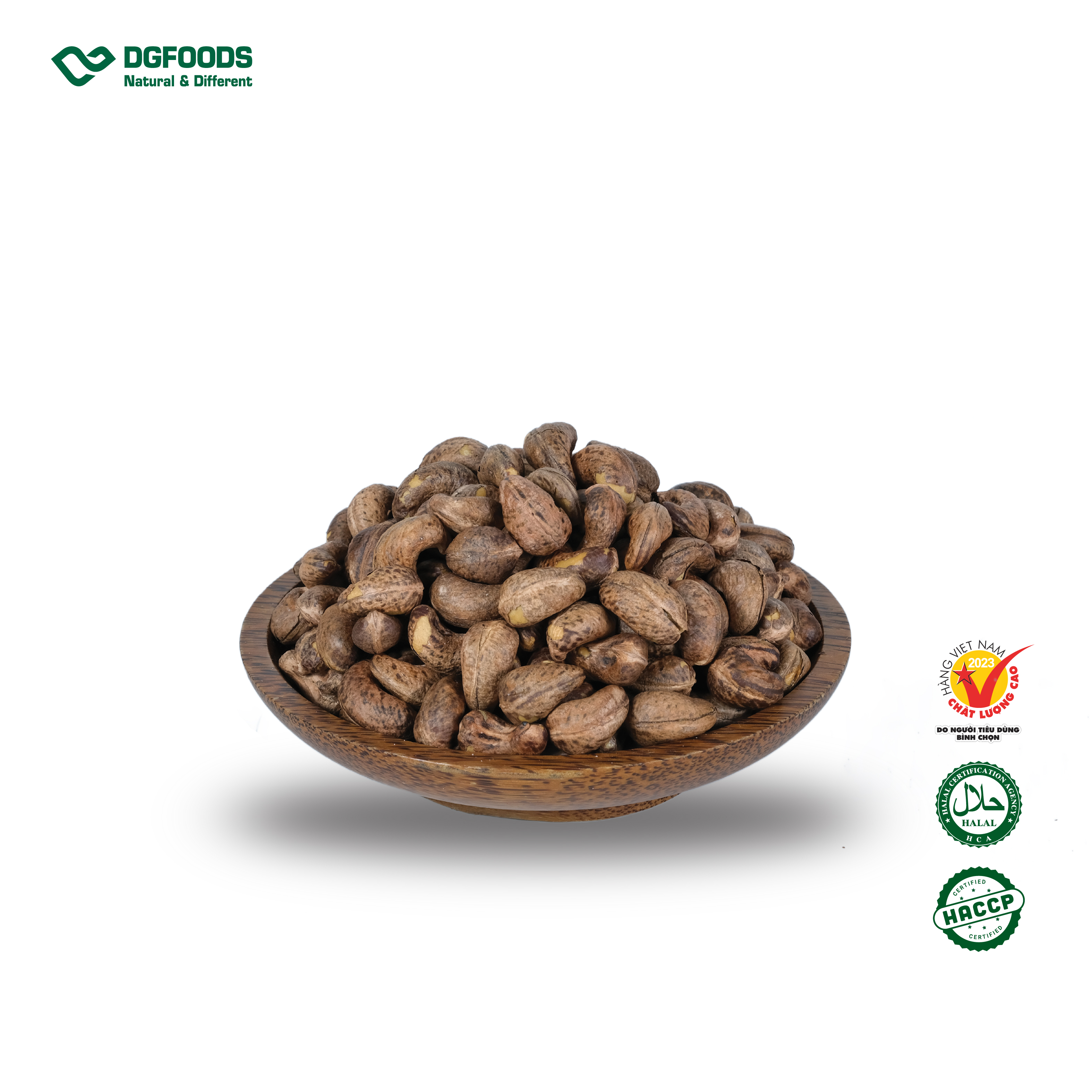 Hạt điều rang cao cấp 475g DGfoods/Roasted cashew/HVNCLCL/HACCP/HALAL/hạt điều bình phước/ Đặc sản Cần Thơ, Ăn chay