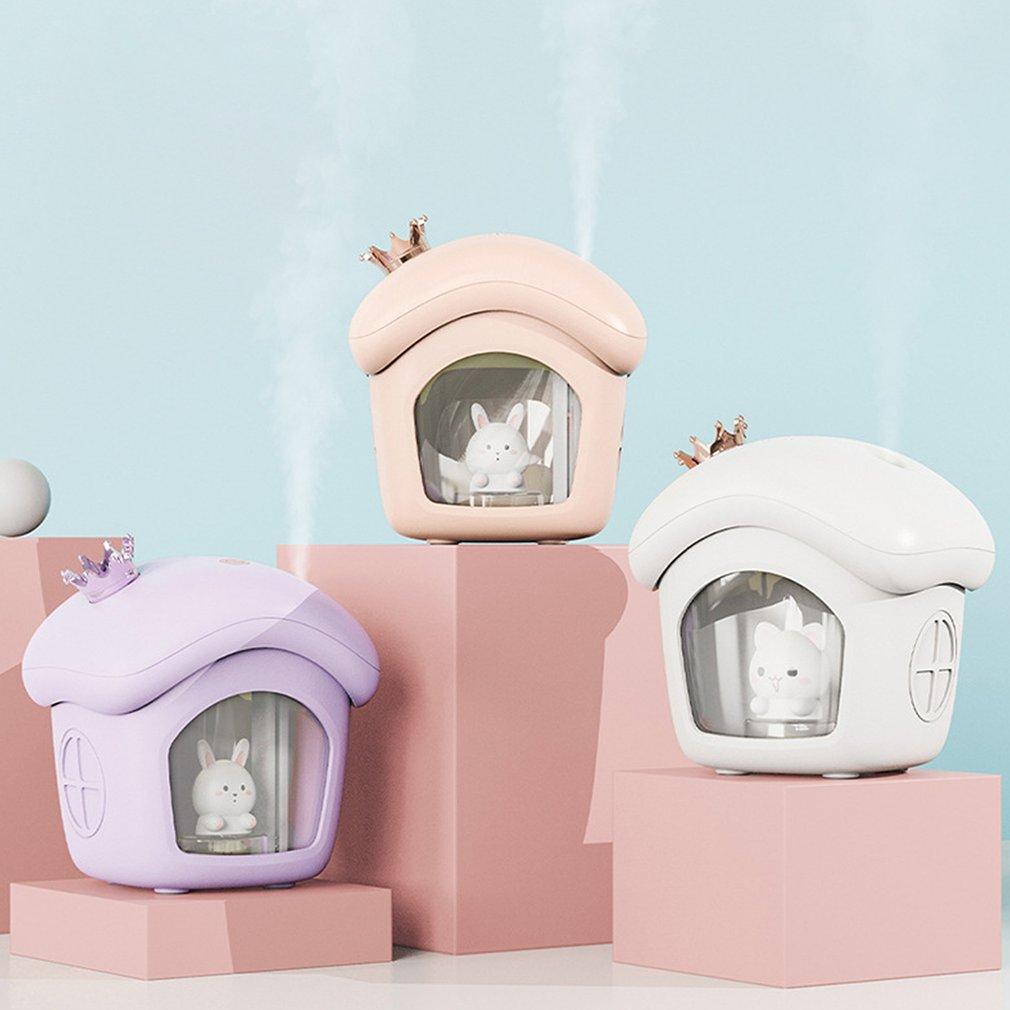 Vương Miện Nhà Máy Tạo Độ Ẩm Không Khí Di Động Hương Thơm Khuếch Tán Tinh Dầu 350ML Phun Sương Tạo Sạc Máy Phun Sương Tạo Độ Ẩm Đèn Ánh Sáng