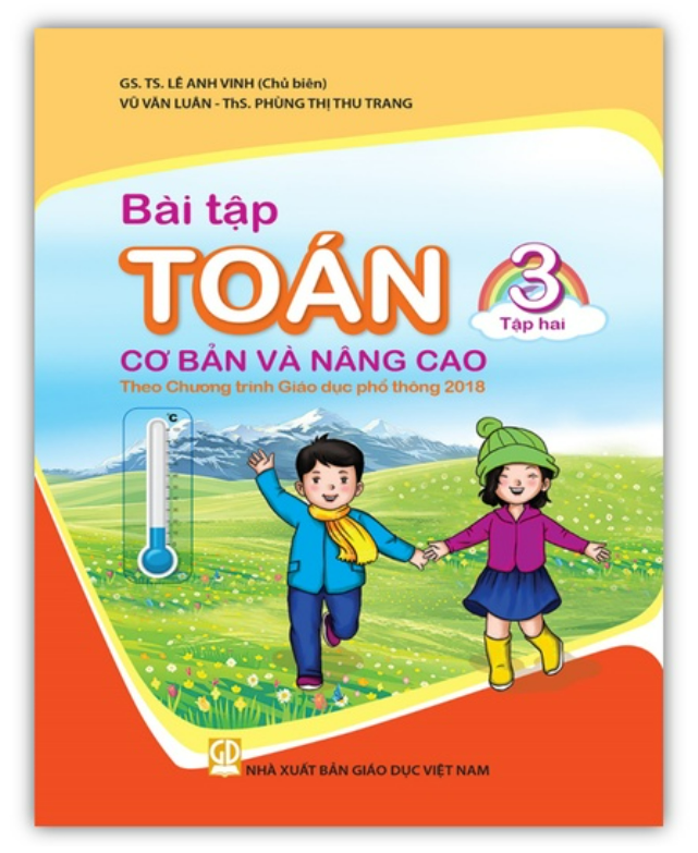 Sách - Bài tập toán 3 - tập 2 cơ bản và nâng cao (Theo Chương trình Giáo dục phổ thông 2018)