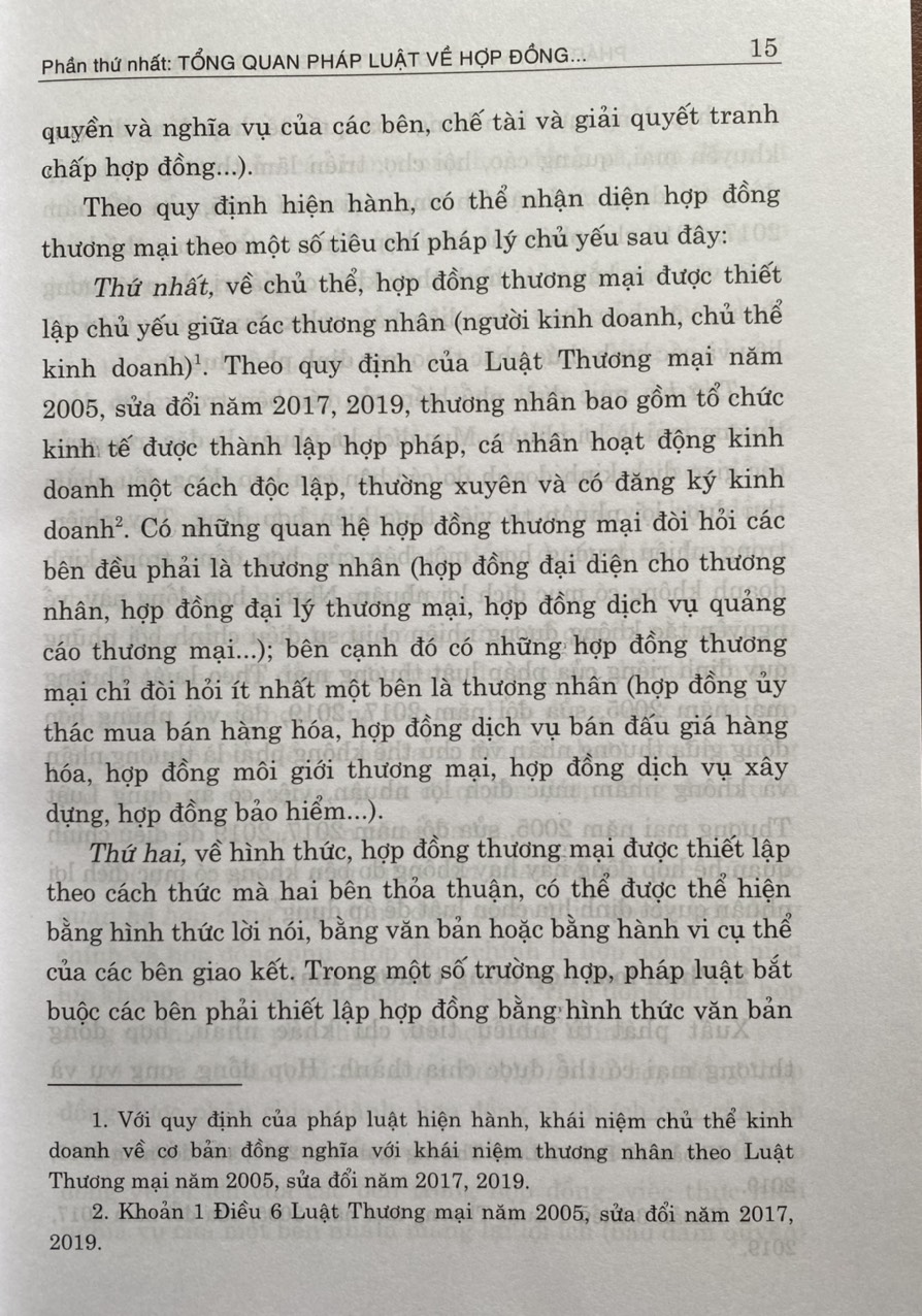 Pháp Luật Về Hợp Đồng Trong Thương Mại Đầu Tư – Những Vấn Đề Pháp Lý Cơ Bản