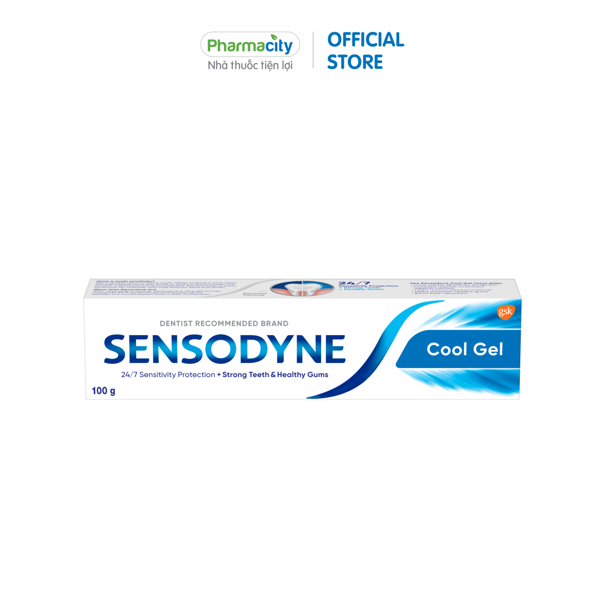 Kem đánh răng Sensodyne Cool Gel mát lạnh (100g)