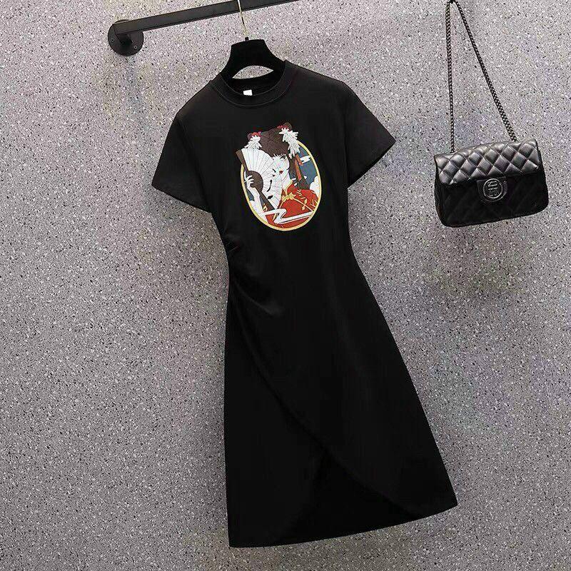 ĐẦM THUN CÔ GÁI NHÚNG EO