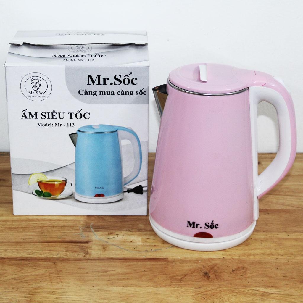 Ấm Đun Siêu Tốc Mr.Sốc(2.3L), Bảo Hành 12 Tháng, Hàng Chính Hãng - Mr.113