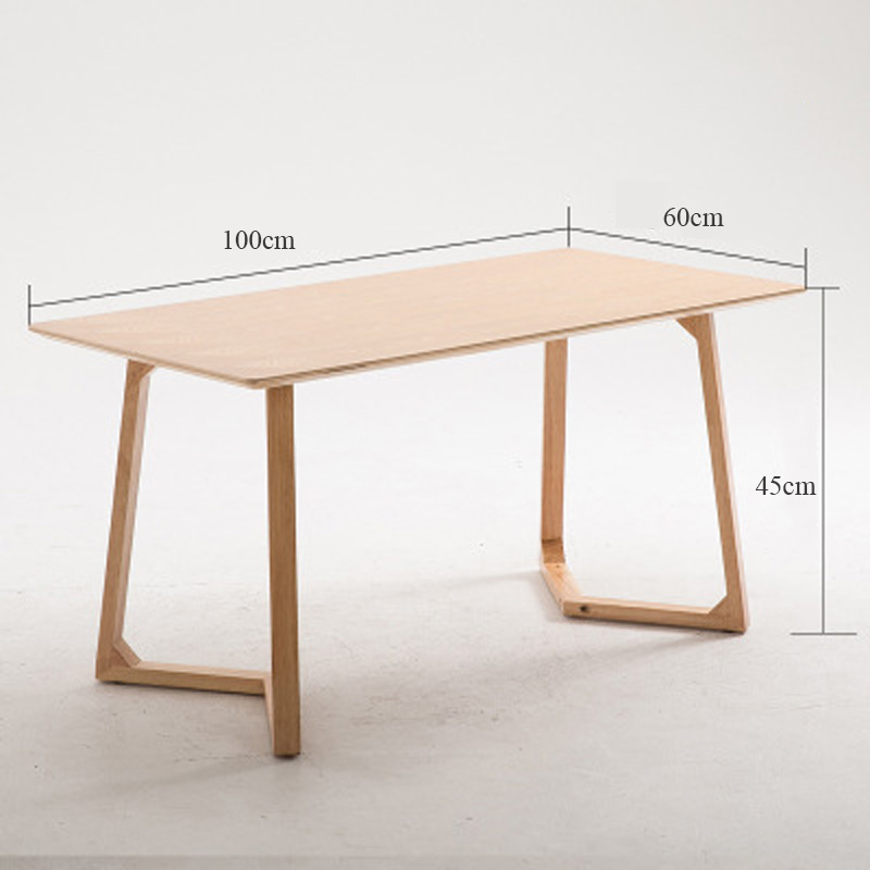 Bàn trà gỗ 100cm gỗ tự nhiên sang trọng, bàn trà nhỏ phòng khách chung cư lắp ghép di chuyển tiện lợi cao cấp