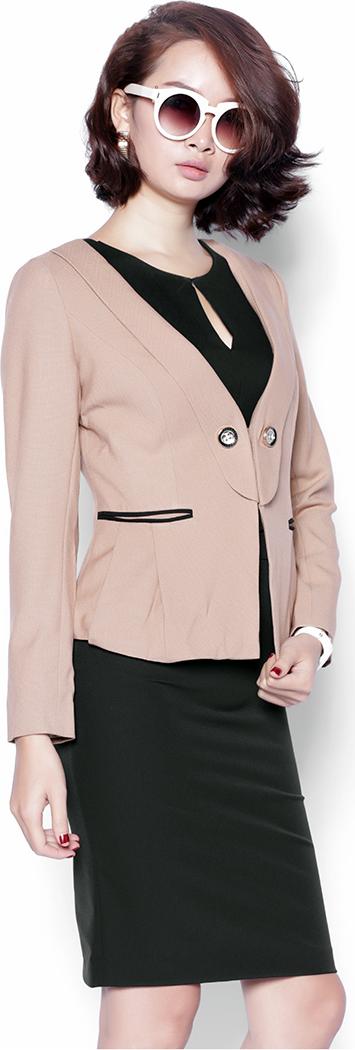 Áo Blazer Nữ AVL06NN nâu nhạt