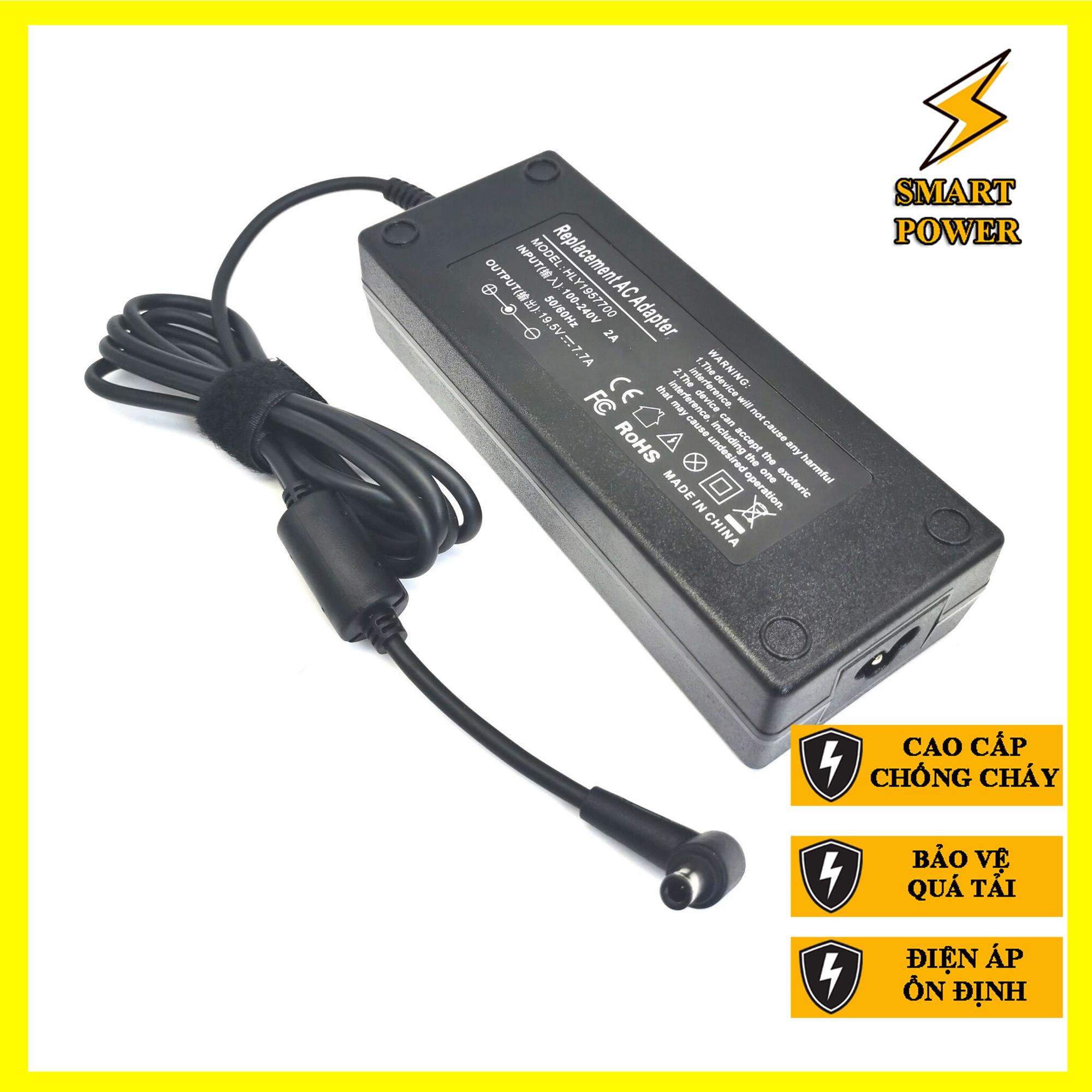 Sạc dành cho laptop Asus 19.5V - 7.7a - 150W - Hàng Nhập Khẩu - Sản phẩm mới 100%