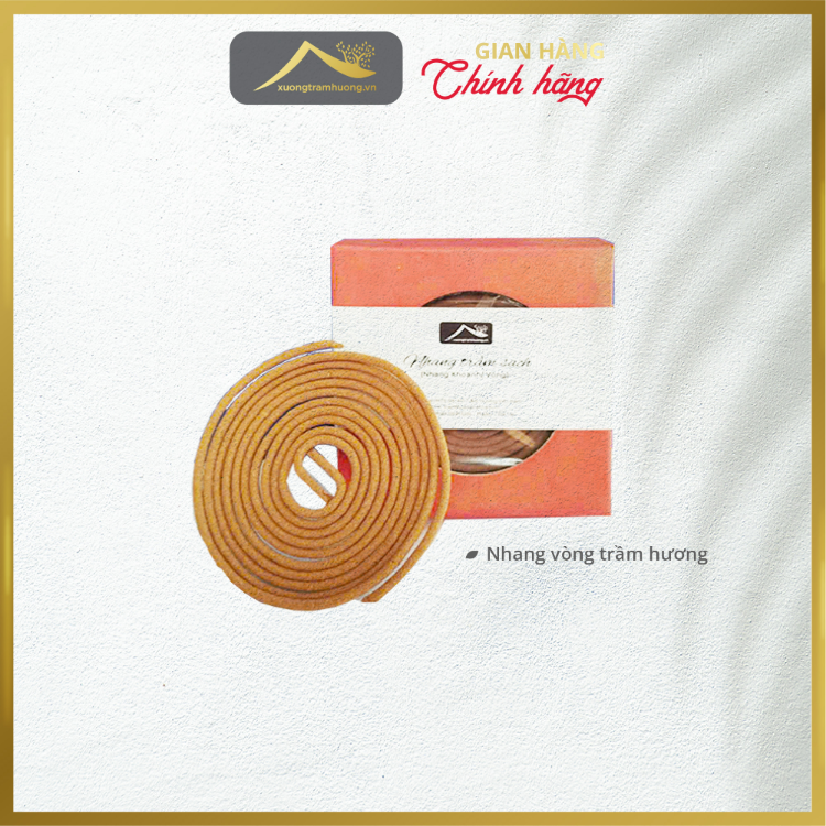 Nhang Khoanh Nhang Vòng Sạch Xưởng Trầm Hương Thờ Cúng Gia Tiên Tân Gia Giỗ Chạp Lễ Tết (10 Khoanh)