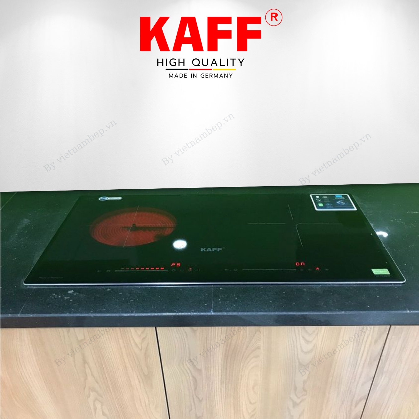 Bếp âm từ hồng ngoại đôi nhập khẩu Malaysia KAFF KF-FL68IC - Hàng chính hãng