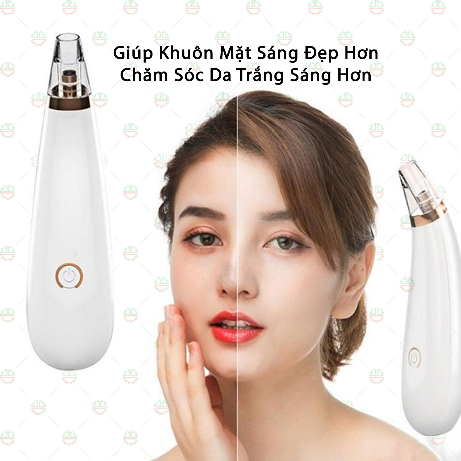 [Đẹp Da] Máy Hút Mụn Cầm Tay KhoNCC Hàng Chính Hãng - Tẩy Mụn Cám - Đầu Đen Trắng - Mụn Trứng Cá - KLVQ-MHMCT