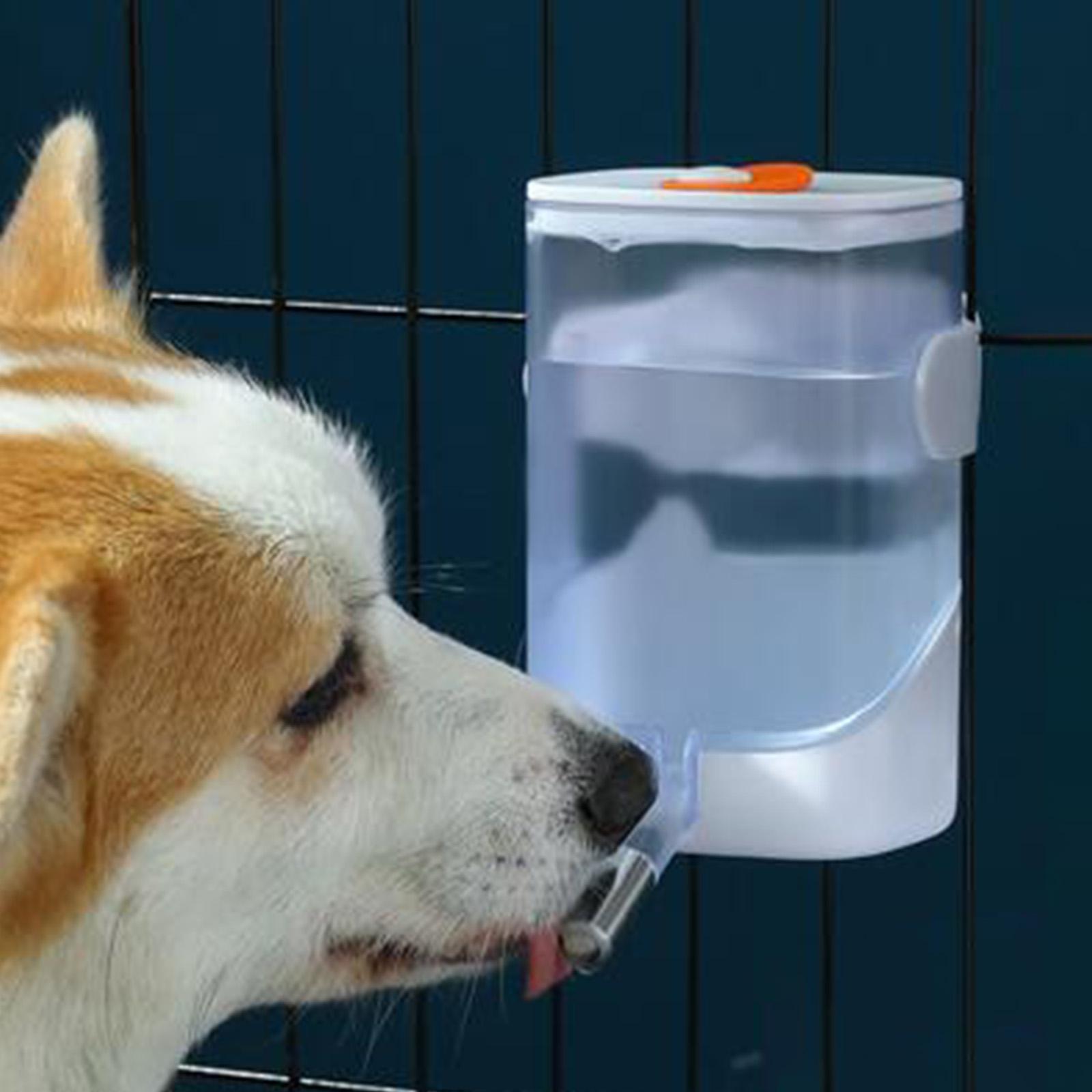 Feeding Dispenser Container Hanging Pet Cage Automatic Feeder for Puppy Kitten Hamster