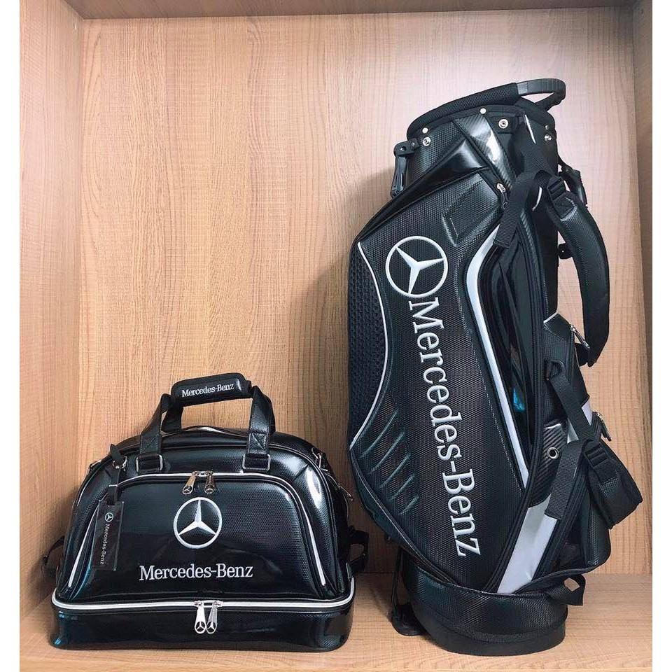 Túi đựng quần áo và giày golf Mercedes-benz Da bóng cao cấp TD088