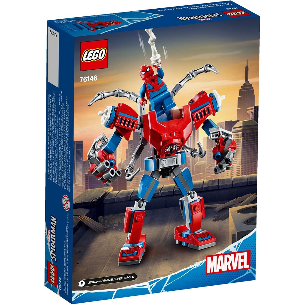 Bộ lắp ráp Chiến Giáp Người Nhện - LEGO Marvel 76146 (152 Chi Tiết)