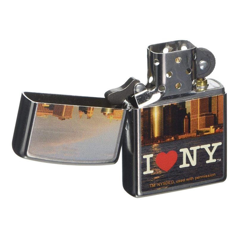 Bật Lửa Zippo 28427 I Love Ny Street Chrome