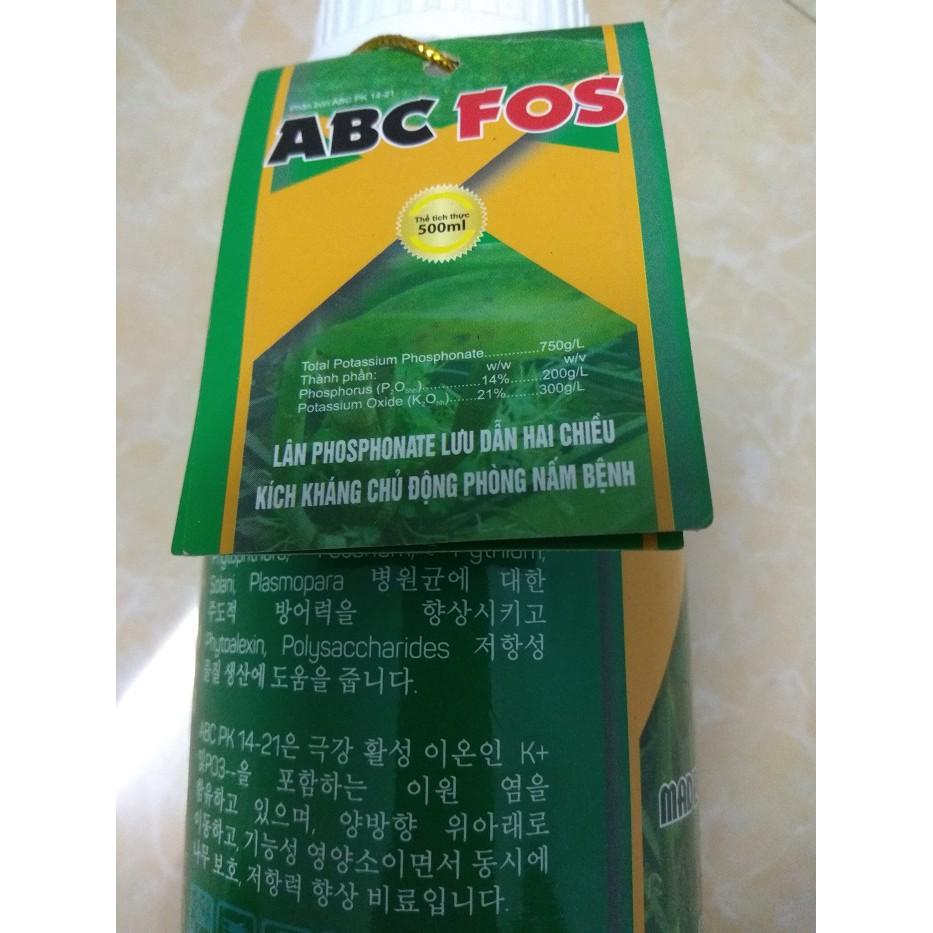 Phân bón ABC FOS - Korea - chai 500 ml