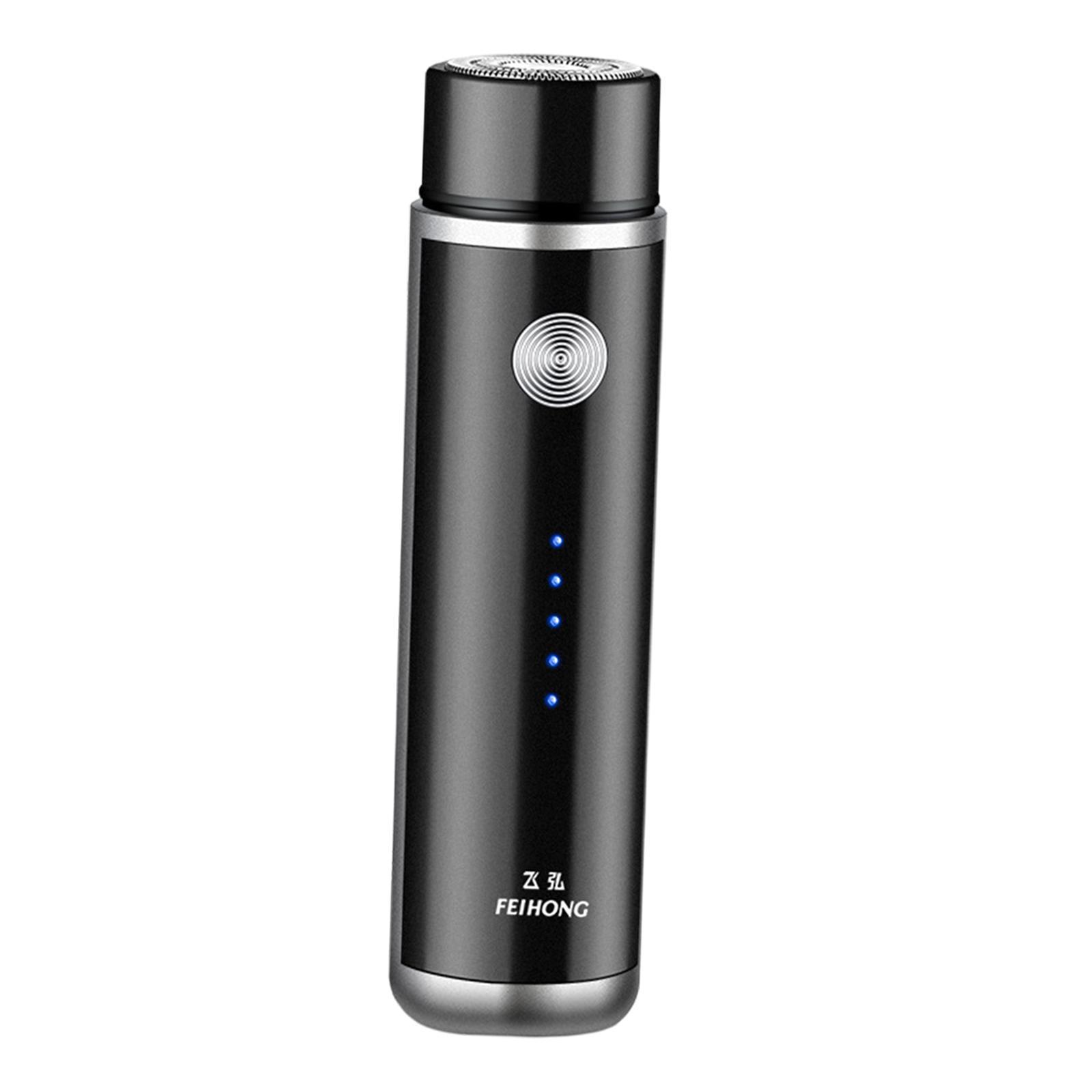 Men Mini Electric Shavers, Electric Razors with LED Indicator Shaving Machine Washable Rechargeable Shaving Razors for Travel Business Hotel