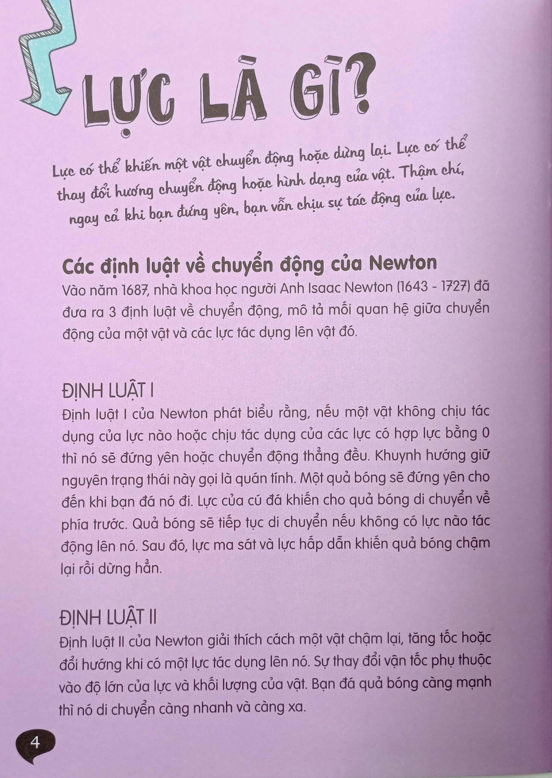 Thí Nghiệm Khoa Học Vui - Lực Và Chuyển Động - Bản Quyền