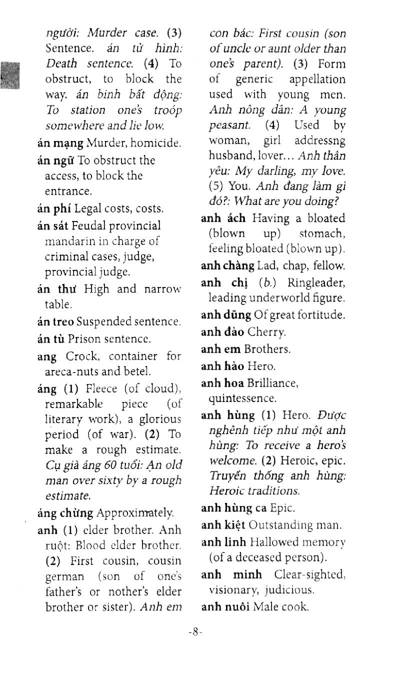 Từ Điển Việt Anh Phổ Thông