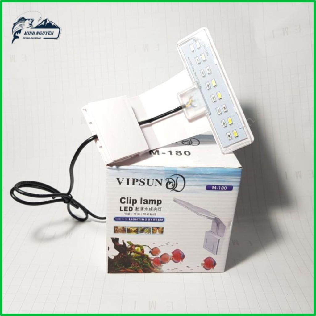 Đèn LED Lẹp Thành Bể Cá RGB M-180 Đèn LED kẹp bể cá bể thúy sinh mini
