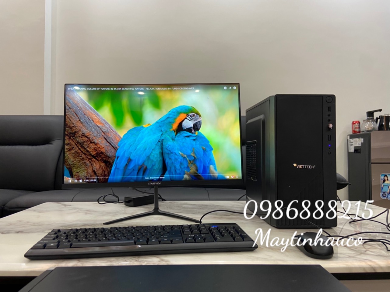 Bộ máy tính Để Bàn Dell Optiplex 9020 (Core i5 - 4570, Ram 4GB, SSD 120GB) Và Màn hình Dell 21.5 inch ( E2216H) Và bàn phím chuột Dell + Bàn Di chuột + Usb wifi - Máy đời mới - Chuyên dùng Làm việc - Học Tập - Giải Trí - Hàng Chính Hãng