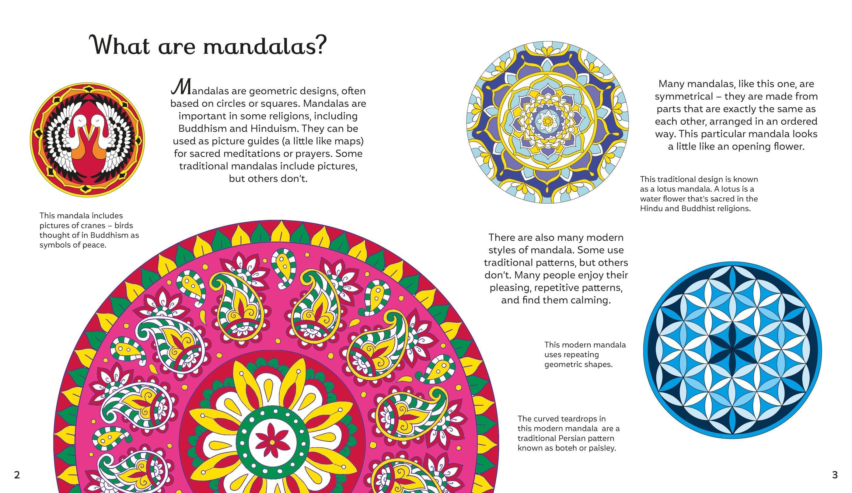 Sách ngoại văn: Mandalas To Draw And Colour