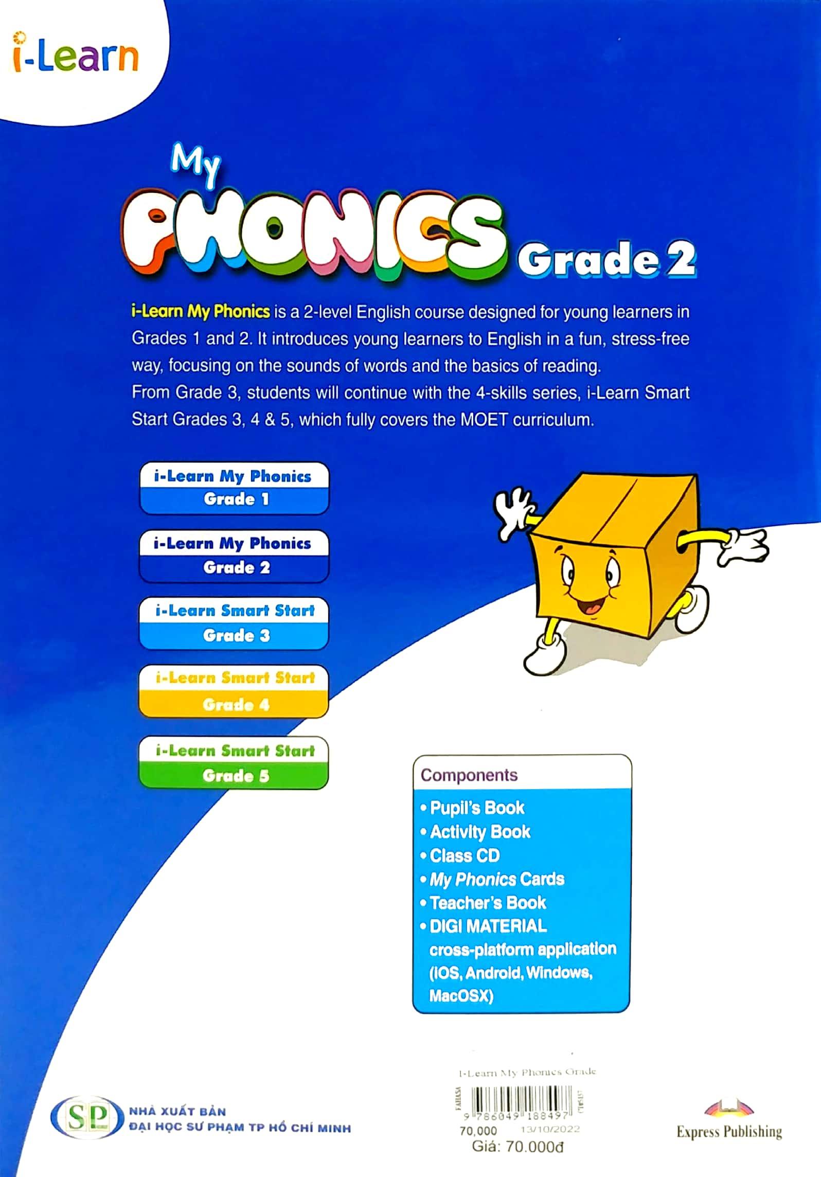 i-Learn My Phonics Grade 2 Workbook (Phiên Bản Dành Cho Các Tỉnh)