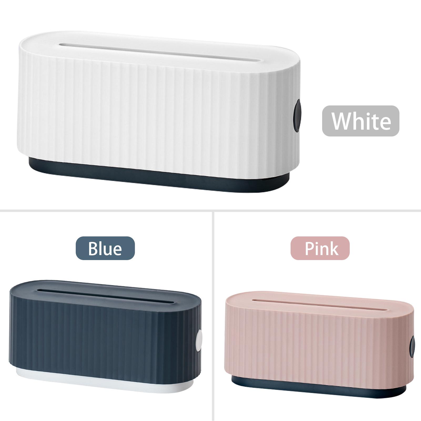 Cable Management Box with Phone Holder Lid Desk Wire Organizer Power Strips Protector Cord Hider Box Cord Organizer