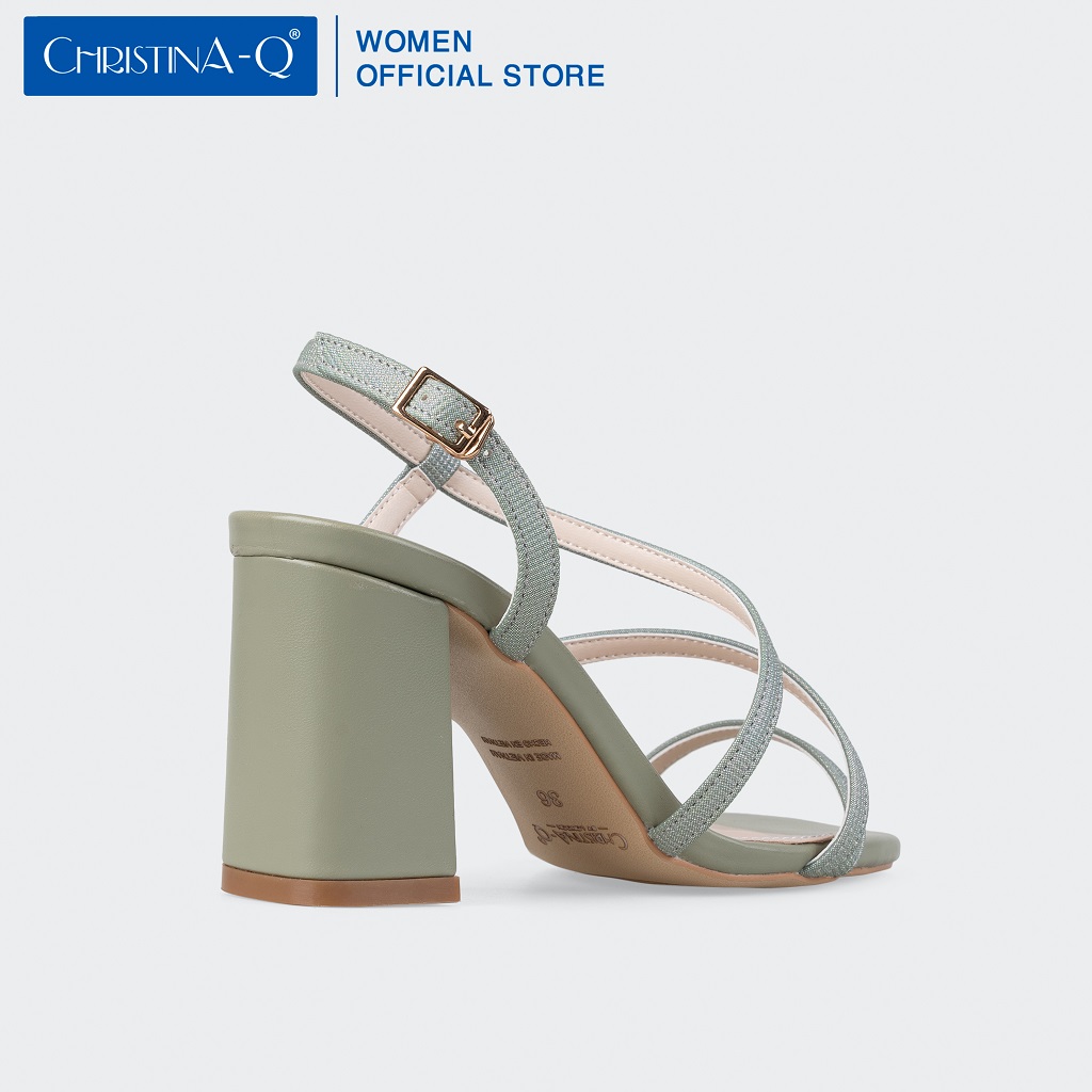 Giày Sandals Nữ Gót Trụ ChristinA-Q XDN292