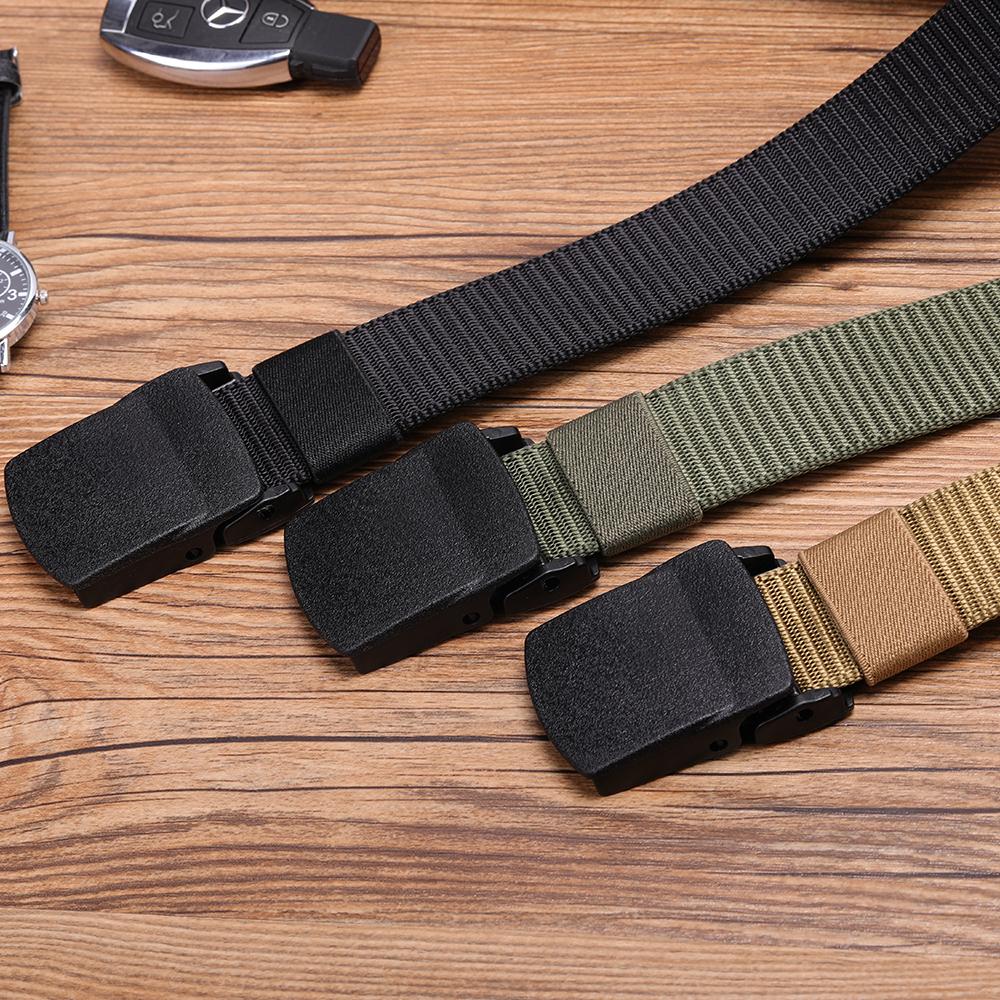 Chiến Thuật Quân Đội Dây Nylon Khóa Kim Loại Thắt Lưng Hỗ Trợ Dây Ngoài Trời Săn Bắn Thể Thao Huấn Luyện Quân Đội Gear Dây Áo Có Thể Điều Chỉnh