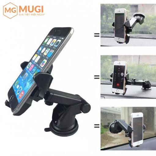 Kẹp điện thoại ô tô, giá đỡ điện thoại ô tô xoay 360 độ tiện lợi - MUGI