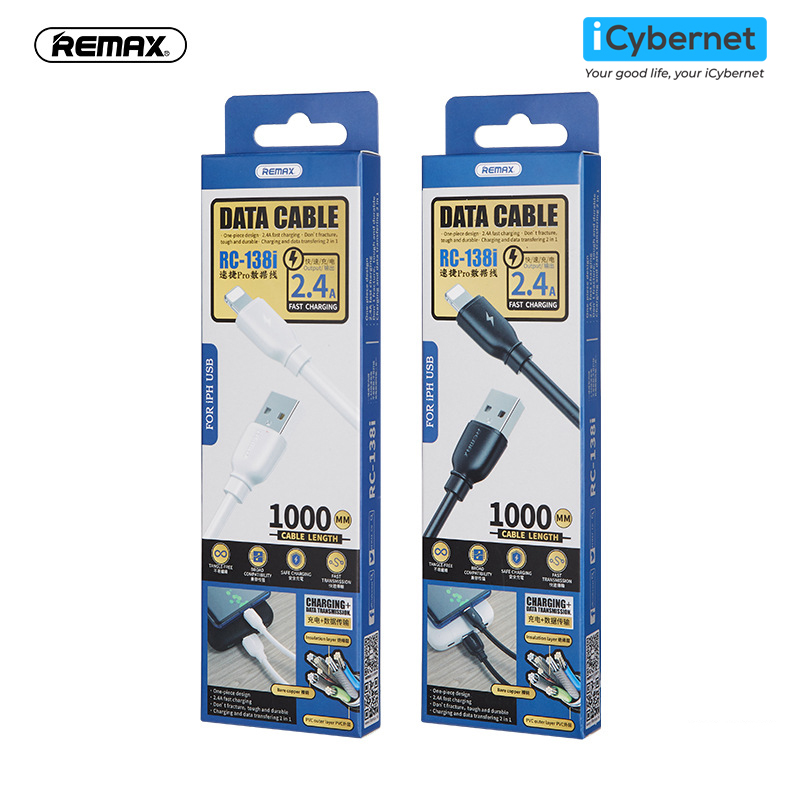 Dây cáp sạc và truyền dữ liệu Remax Suji Pro RC-138i/138a -(Hàng chính hãng)