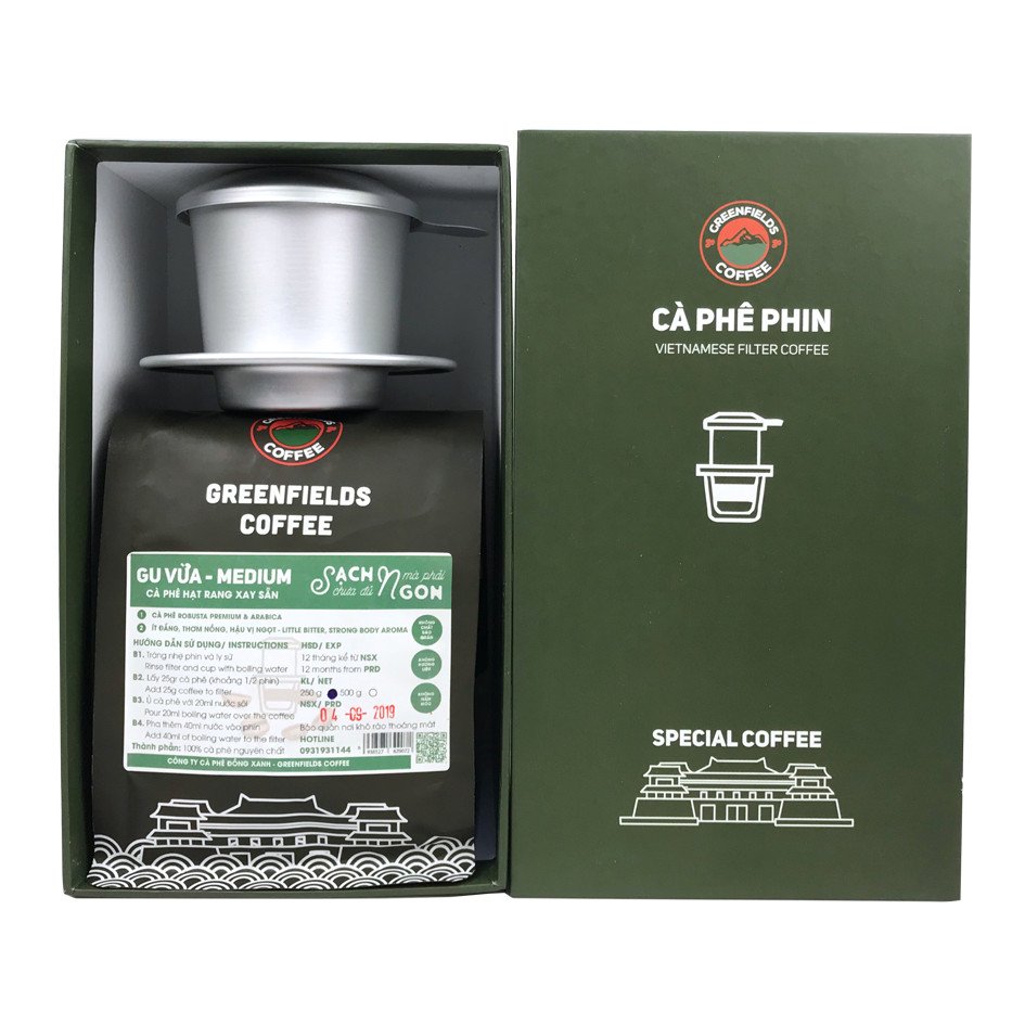 CÀ PHÊ QUÀ TẶNG GU VỪA GREENFIELDS COFFEE