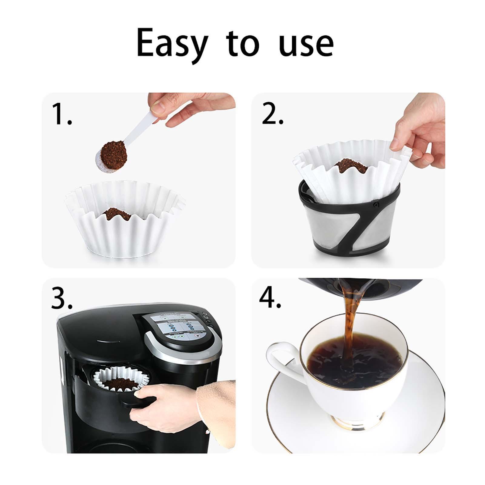 Bộ lọc cà phê bằng Thép không gỉ 304, PP có thể tái sử dụng