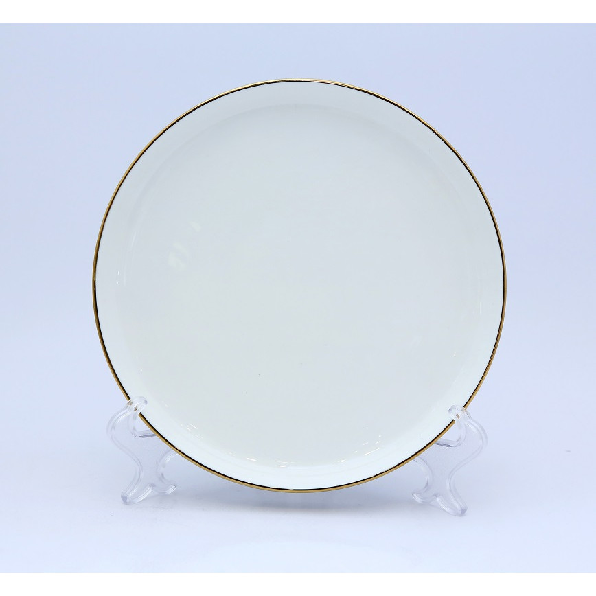 Đĩa tròn xanh viền vàng 21cm 5316TM SWISS