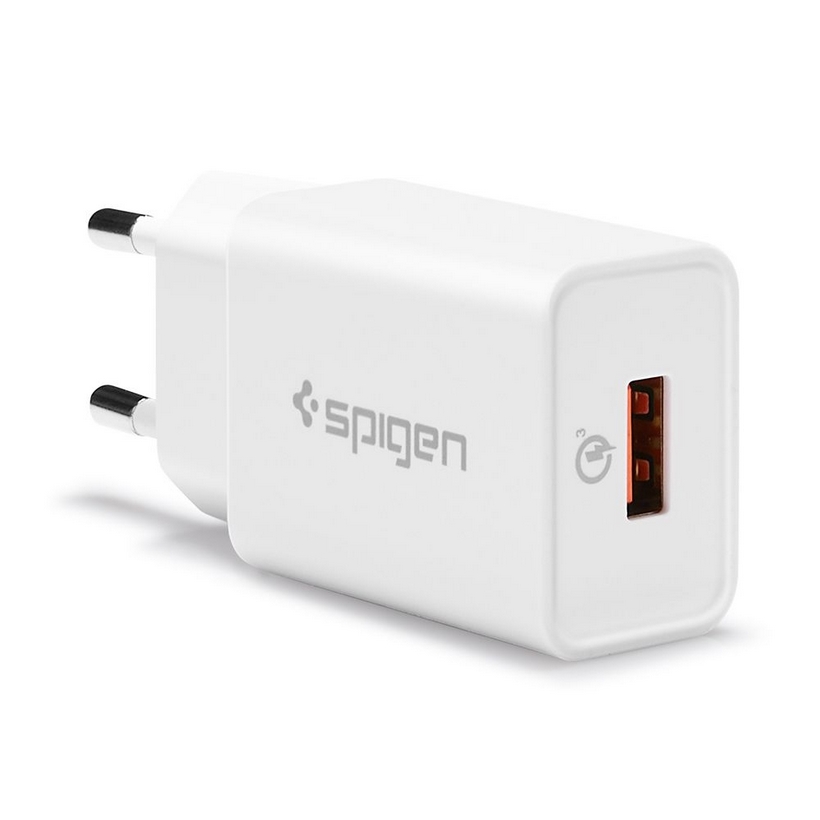 Củ Sạc Spigen Essential F111 USB Wall Charger (1-Port/QC3.0/18W) - Hàng chính hãng