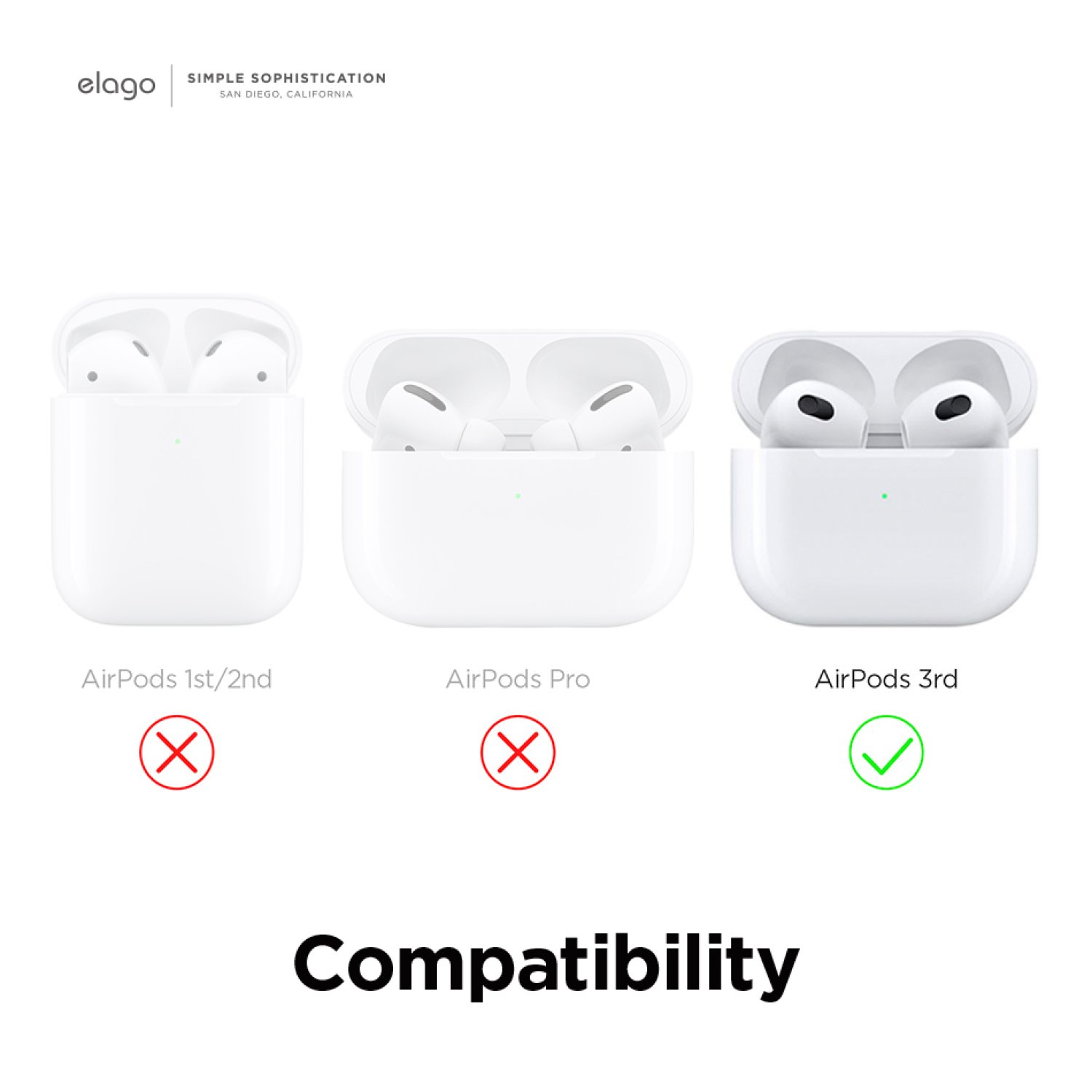 Ốp Elago Solid Armor cho Airpods 3 hàng chính hãng