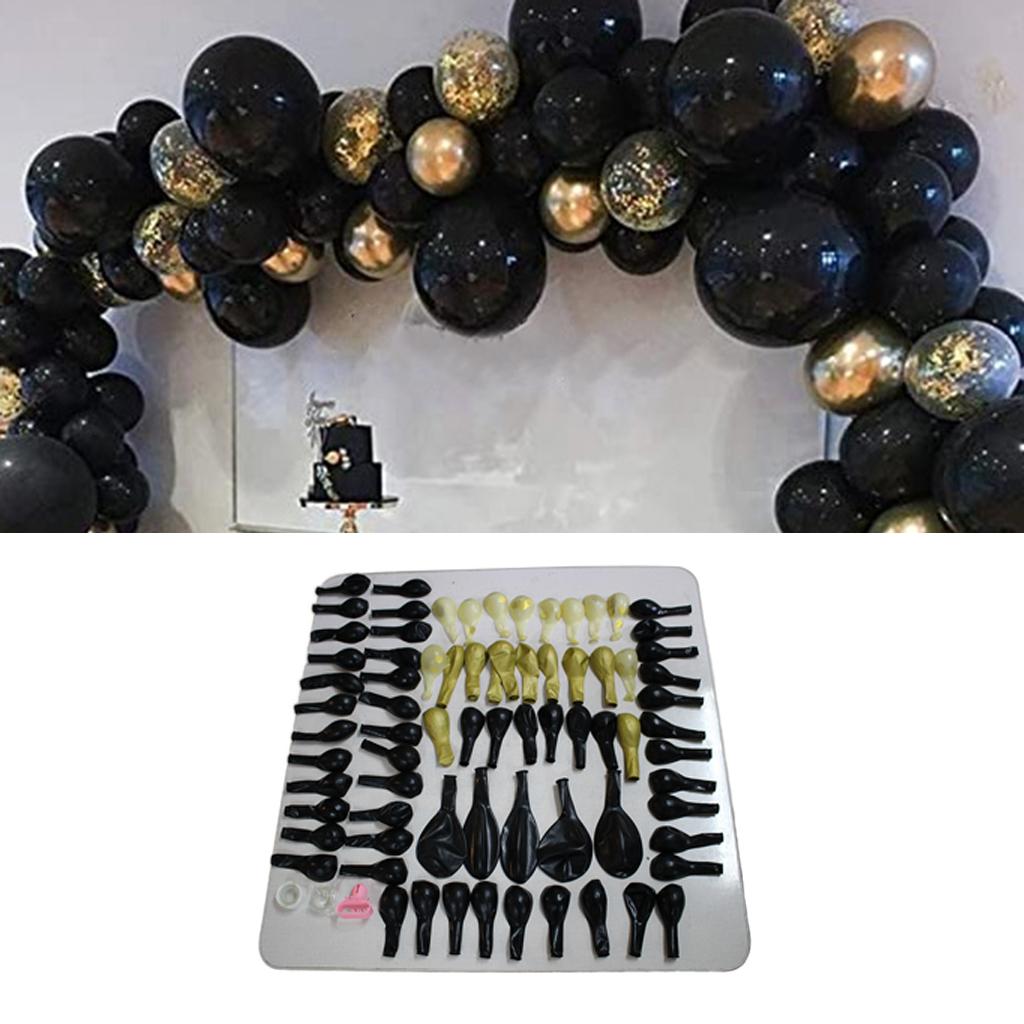 Balloon Arch Kit Balloons Garland Wedding Party Baby Shower Decor Black