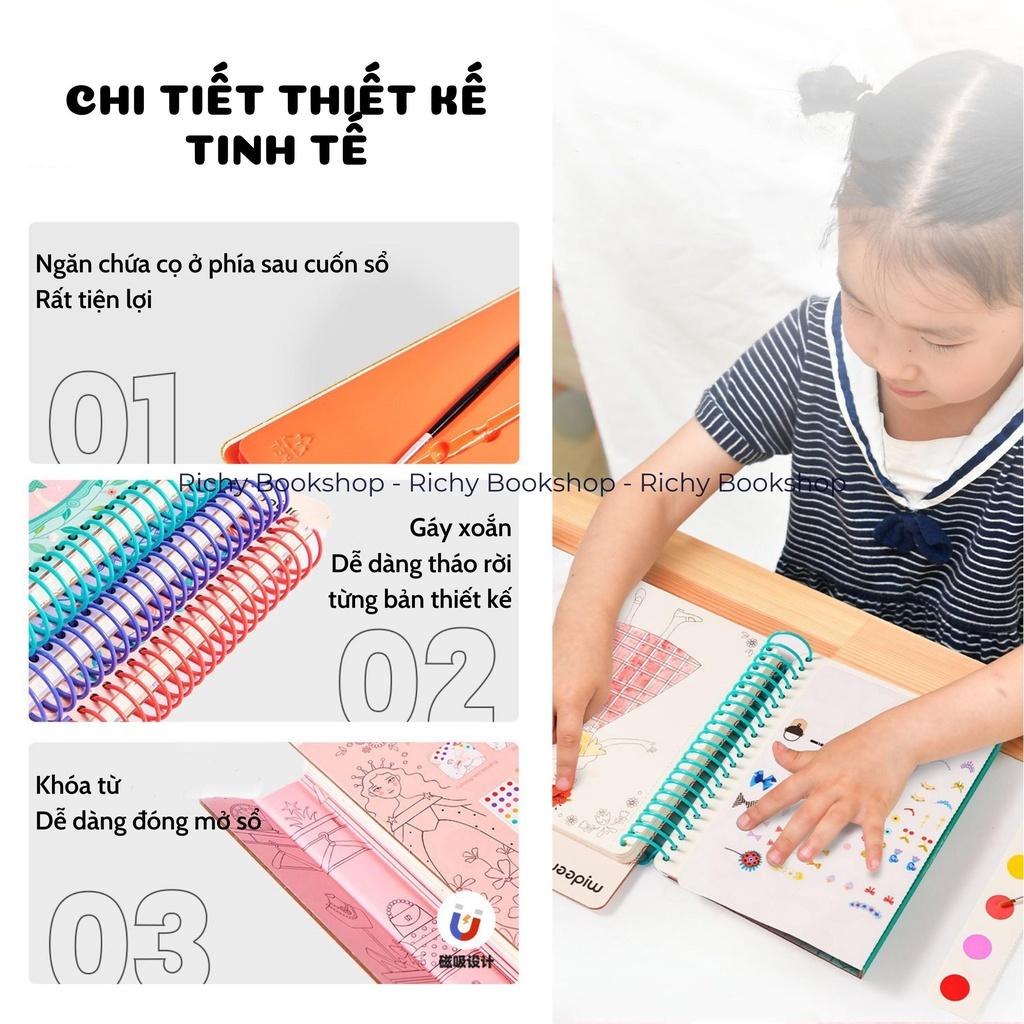 Sổ Tay Thiết Kế Thời Trang Cho Bé Từ 5+ Tuổi - Mideer Little Designer