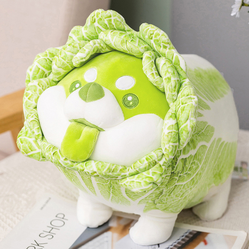 Gấu bông chó shiba bắp cải Vegetable Fairy siêu dễ thương kích thước 30-40-50-65cm - 50cm