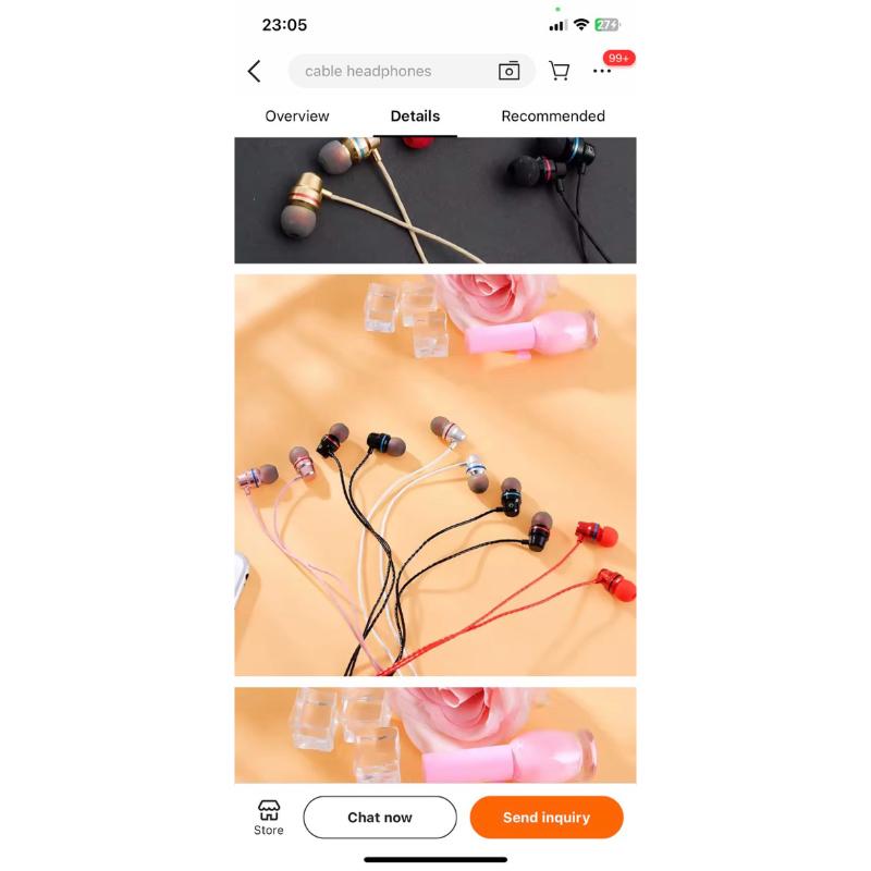 Tai nghe có dây BNR âm thanh HIFI 18D Sống Động Bass Có Mic Khử Tiếng Ồn HiFi - hàng chính hãng - Đen
