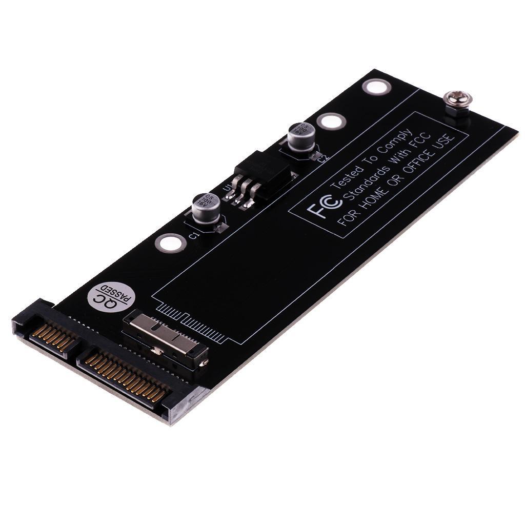 2Pieces 6+12pin SSD to 22Pin SATA Converter Adapter Card for 2010 2011 MacBook Air