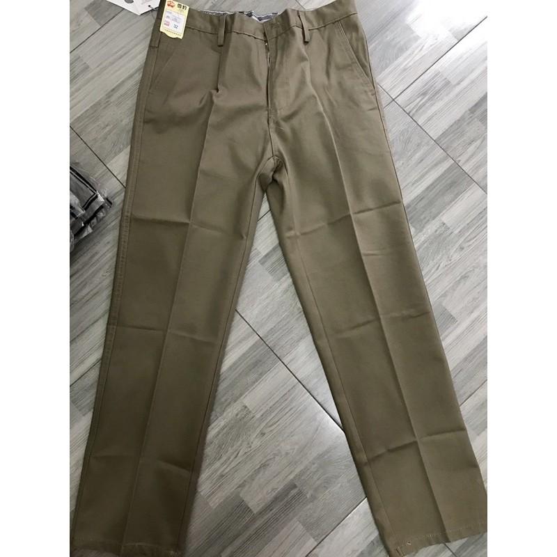 Quần Kaki Nam TRUNG NIÊN 1 li túi chéo hàng đẹp