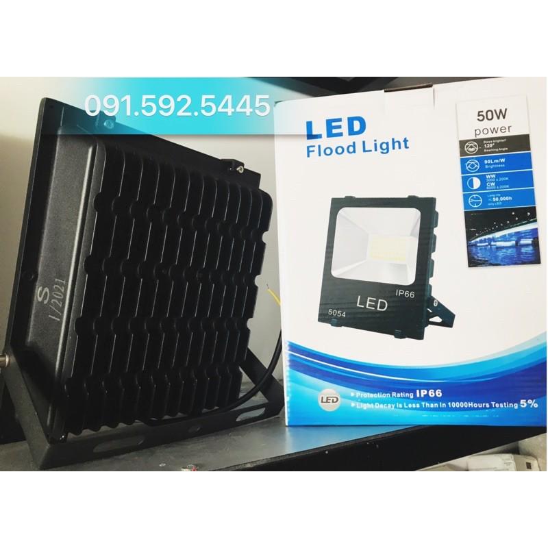 Đèn Pha Led IP66 COB 50w 5054 (Đủ Công Suất)Siêu Sáng Siêu Chống Nước