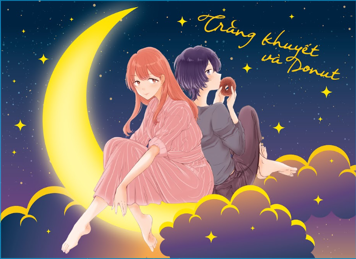 Sách - Boxset Manga - Trăng Khuyết Và Donut: Hộp 4 Tập - Bản Đặc Biệt - Tặng Kèm Bookmark 2 Mặt + Set 4 Camera Card + Card Holder