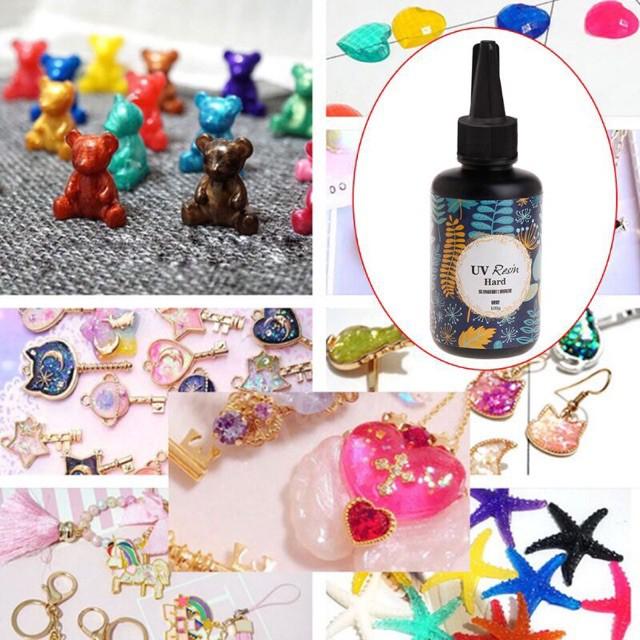 Keo UV Resin 100G Trong Suốt Làm Đồ Handmade, Trang Sức DIY - Trường Thịnh Sài Gòn