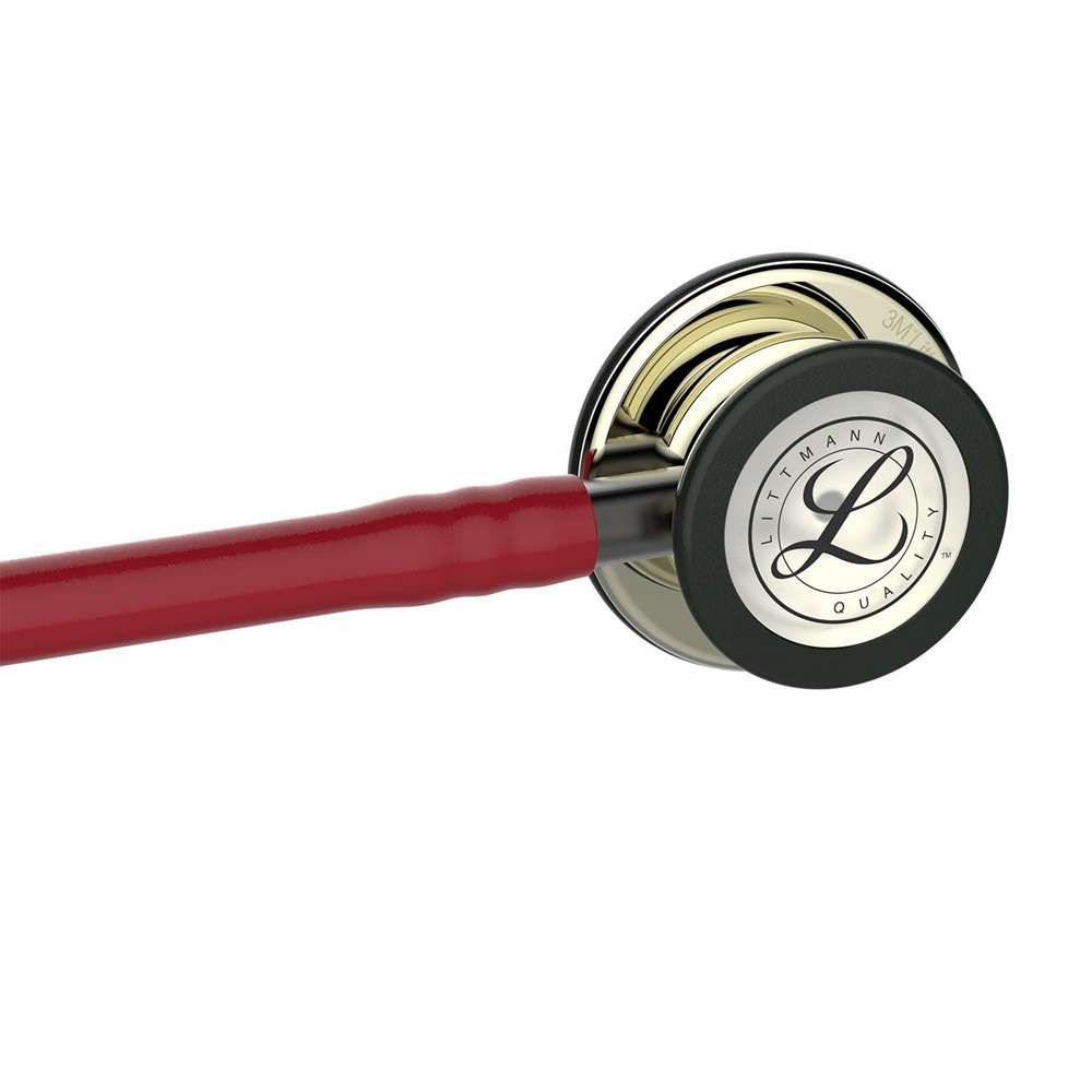 Ống nghe 3M Littmann Classic III, dây màu đỏ Burgundy, mặt sâm banh, 27 inch, 5864